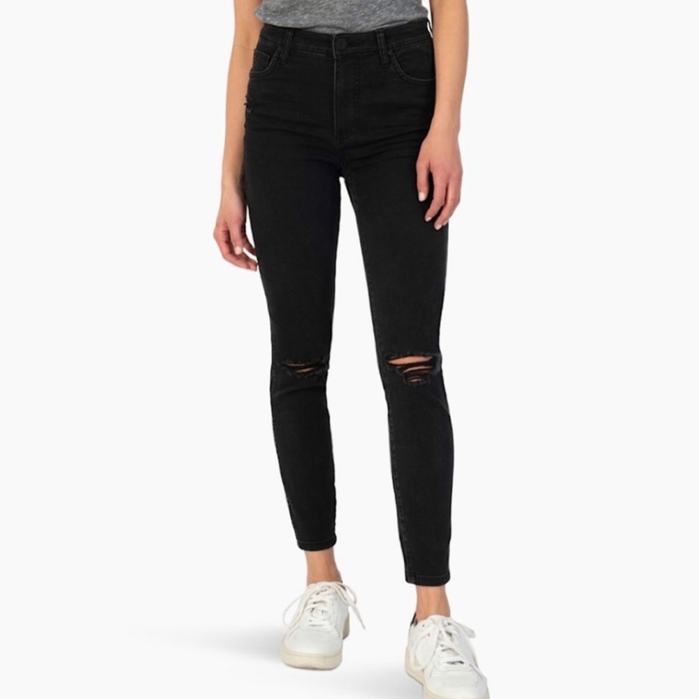 Kut from the kloth - Mia High Rise Fab Ab Toothpick Skinny jeans black - NWOT